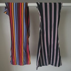 Stripe Flare Bottoms